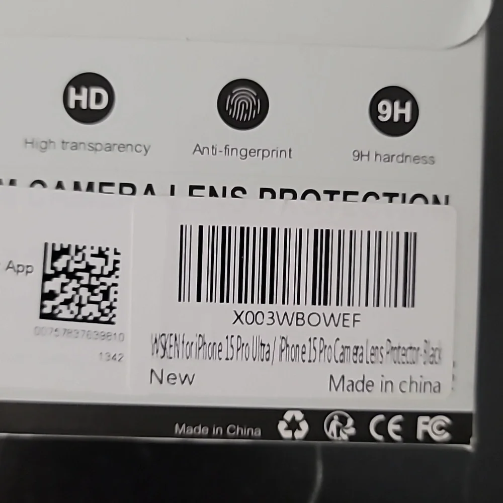 Iphone15Pro/ 15Pro Ultra Camera lens Protector